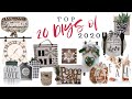 BEST 20 DIYs of 2020 | Farmhouse Decor | Dollar Tree DIYs | Holiday Decor