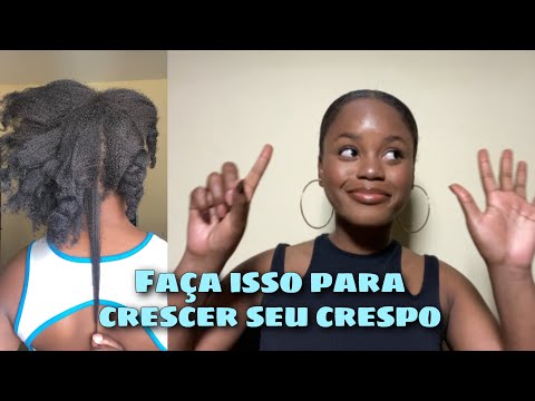 Vídeo: Como deixar o cabelo africano mais rápido e mais longo: 14 etapas