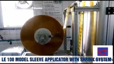 EDGE PACKAGING SHRINK SLEEVE APPLICATOR LE-100 /COMPACK SLEEVE APPLICATOR