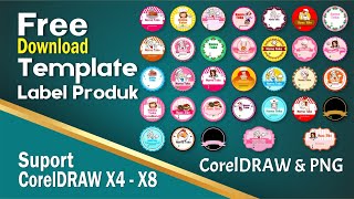 TEMPLATE LABEL PRODUK FREE DOWNLOAD