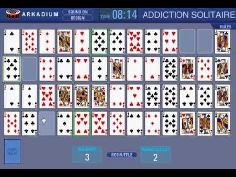 Addiction Solitaire пасьянс Коврик карты пасьянс разложи по порядку игра