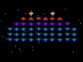 Galaxian arcade original game  15wave session for 1 player 