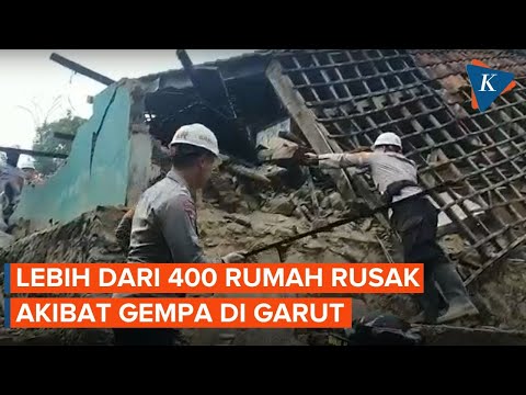 Lebih dari 400 Rumah Rusak akibat Gempa Garut Magnitudo 4.3
