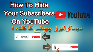 How To Hide Subscribers On YouTube 2021 || Hide Subscriber Count 2021
