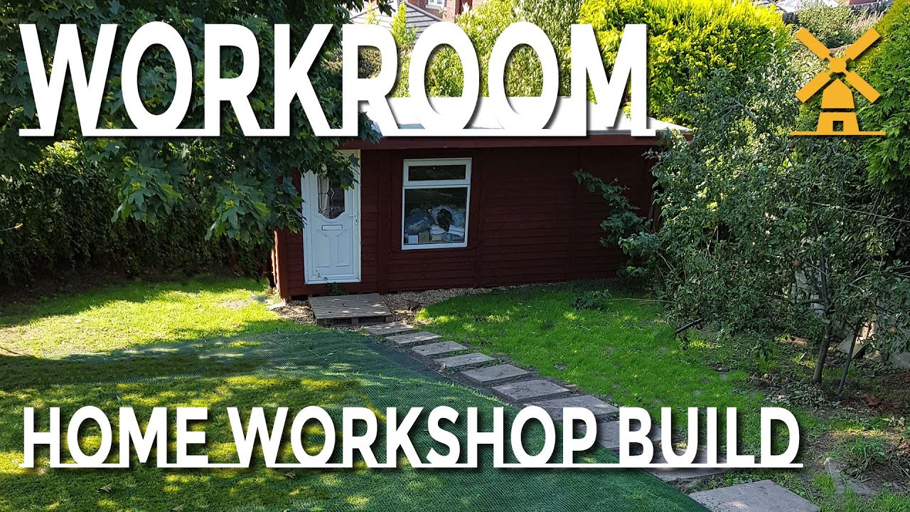 Home Garden Makeover Building A Sewing Workroom Youtube
