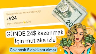 5 Daki̇kada 24 Kazandim - İnternetten Para Kazanma Internetten Para Kazanma 2024