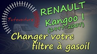 Filtre à Gasoil - Renault Kangoo 1 - YouTube