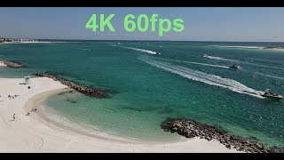 Flying around the Destin Inlet (East Pass) and Harbor, 4K 60fps