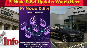 P🚀 Updates: 🚨 PI NODE 0.5.4 UPDATE: “PI DESKTOP” IS HERE! 💻 Node Rewards Fixed + AI Future Begins! 🔥