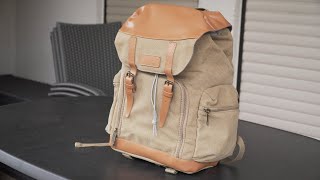 Tarion M-02 Canvas Camera Backpack Review