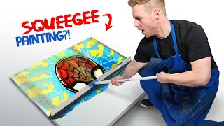 Can I PAINT with a Giant SQUEEGEE?! by Jazza 376,769 views 5 months ago 9 minutes, 16 seconds