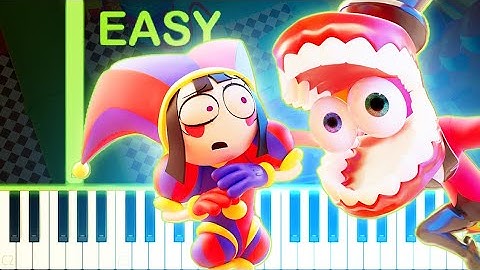 Digital Land | THE AMAZING DIGITAL CIRCUS SONG - EASY Piano Tutorial