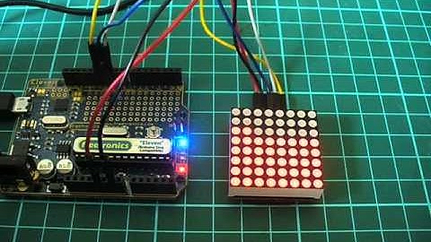 MAX7219 Arduino Example One
