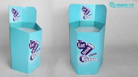 Auto-Assemble Cardboard Dump Bins