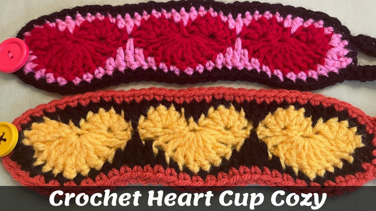 Red Heart Crochet Can Cozies Pattern