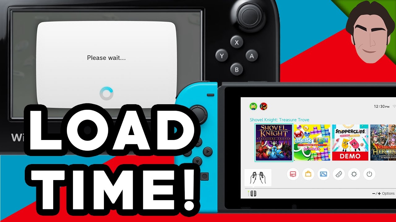 Wii U Vs Nintendo Switch Load Time Eshop Settings Home Menu Youtube