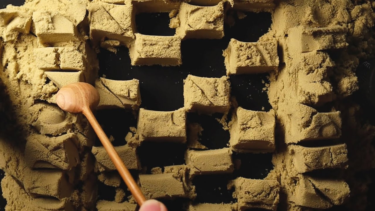 ACMP Покалывание и расслабляющий кинетический песок ASMR