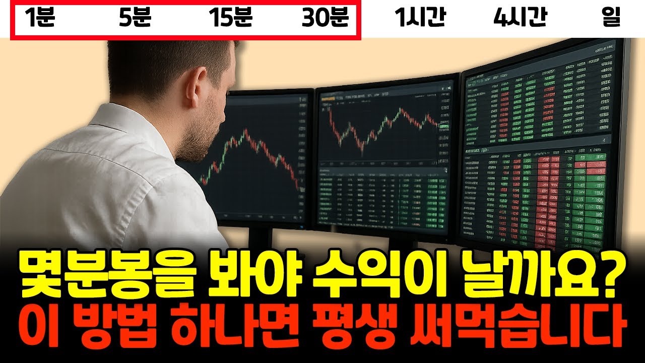 상위 0.1% 트레이더는 몇 분봉으로 수백억을 벌까? 이 영상으로 끝내드립니다