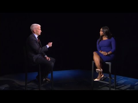 Anderson Cooper and Isha Sesay