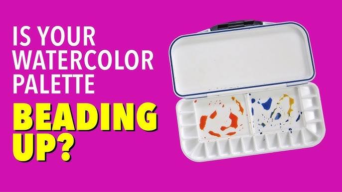 How to clean a stained watercolor palette –