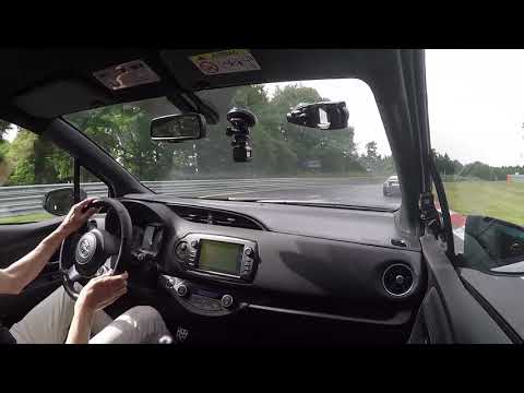 2018 Toyota Yaris GRMN - Nurburgring pre-test on board (wet)