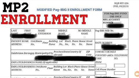 HOW TO CREATE MODIFIED PAG-IBIG(MP2) SAVINGS ACCOUNT ONLINE
