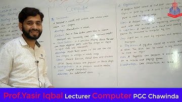 Computer Science ICS Part I Chapter#1(Pointing Devices)Lecture#6