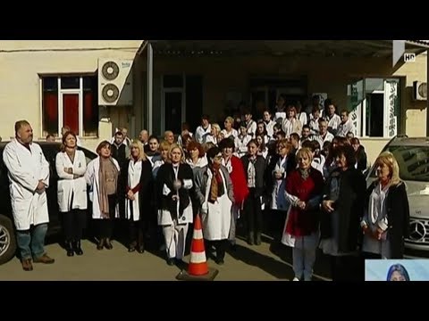მედიკოსთა აქცია ვაჟა გაფრინდაშვილის მხარდასაჭერად