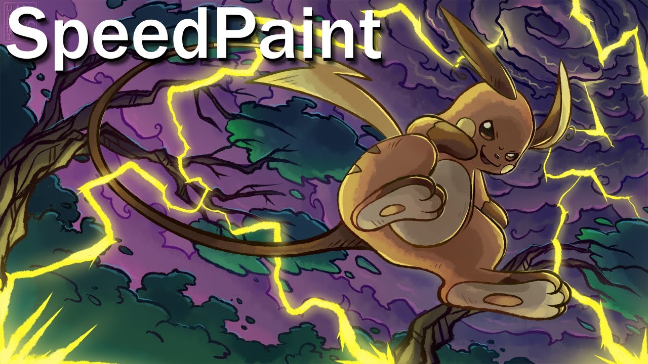 Raichu's Thunder Speedpaint