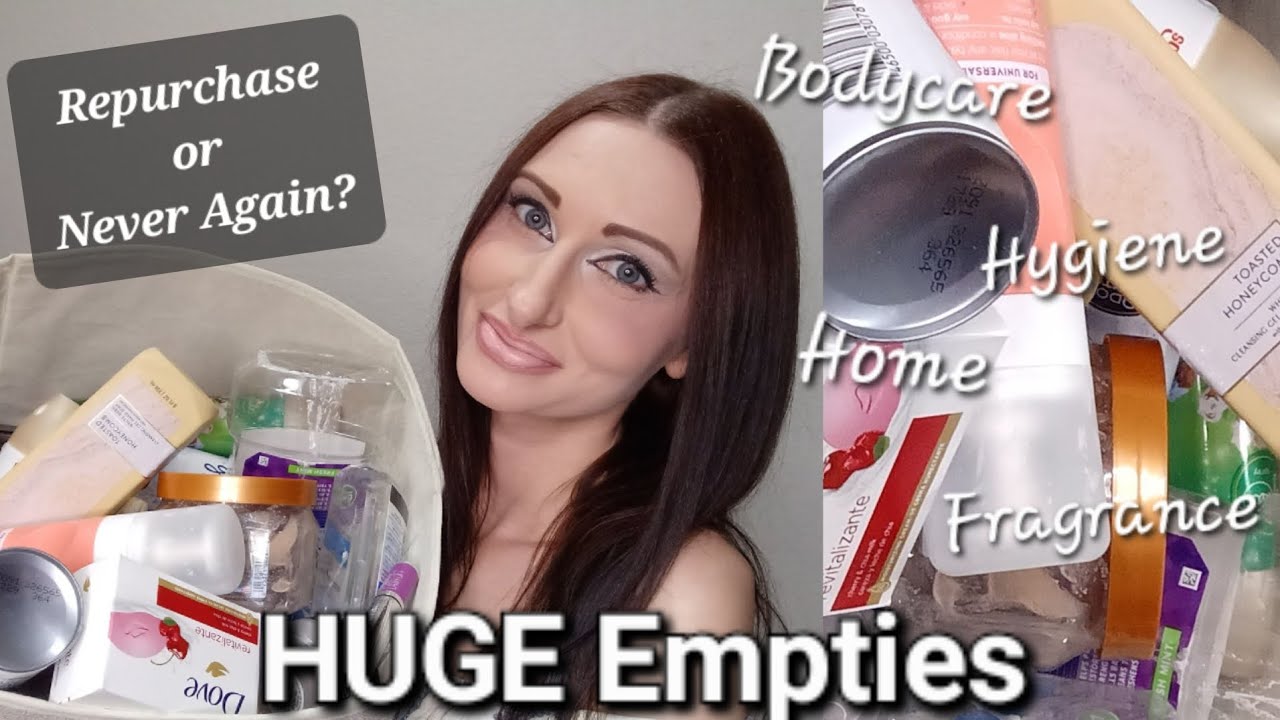 Huge Empties Bodycare Hygiene Home And Fragrance Bath And Body Works Tree Hut Dove Glade