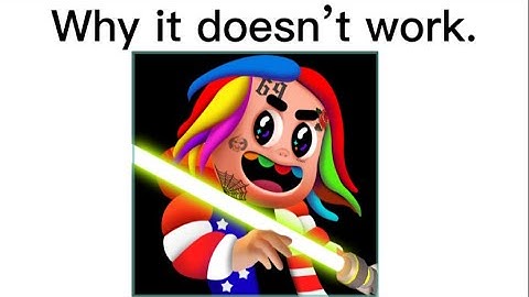 6ix9ine Runner: Why it doesn’t work.