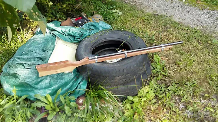 Homemade musket test firing powder only