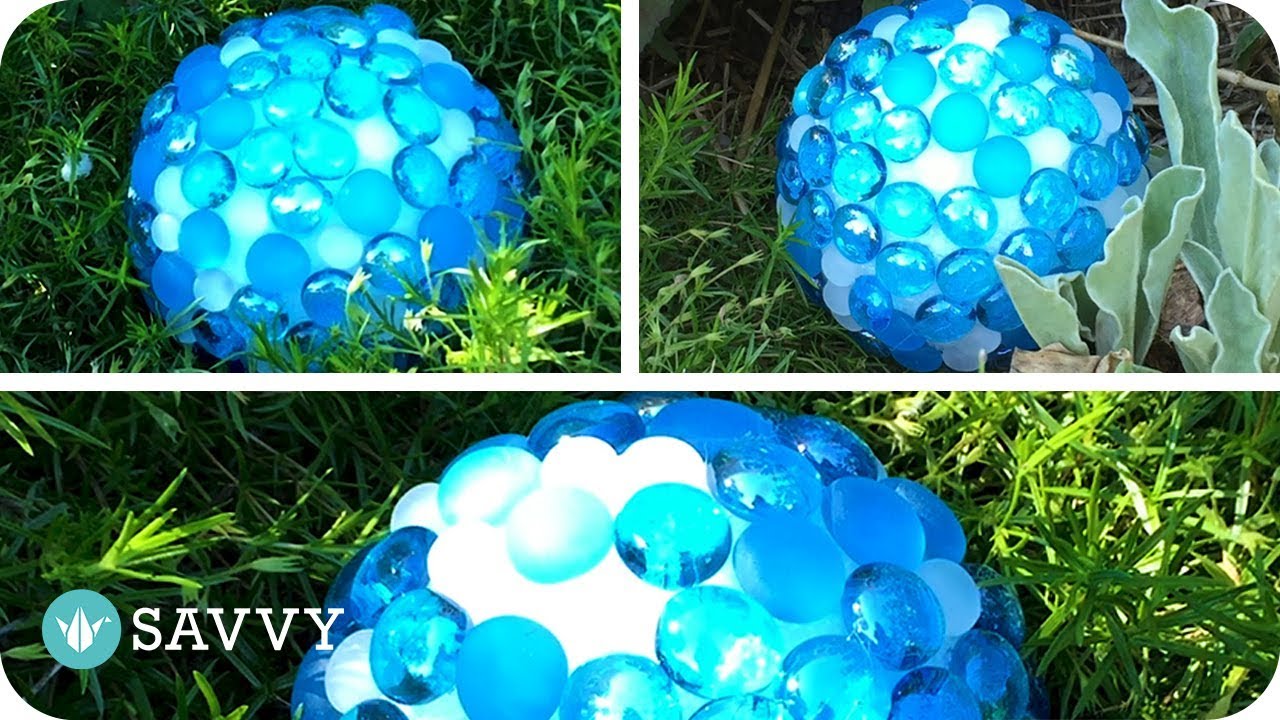 DIY Faux Gazing Ball Outdoor DIY YouTube