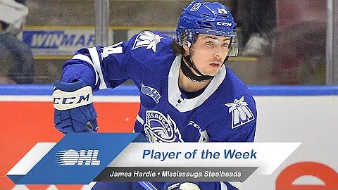 Steelheads James Hardie Named OHL Player of the Week