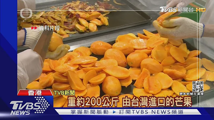 台芒果被确诊? 港销毁200kg 防检局:无科学依据｜TVBS新闻 - 天天要闻