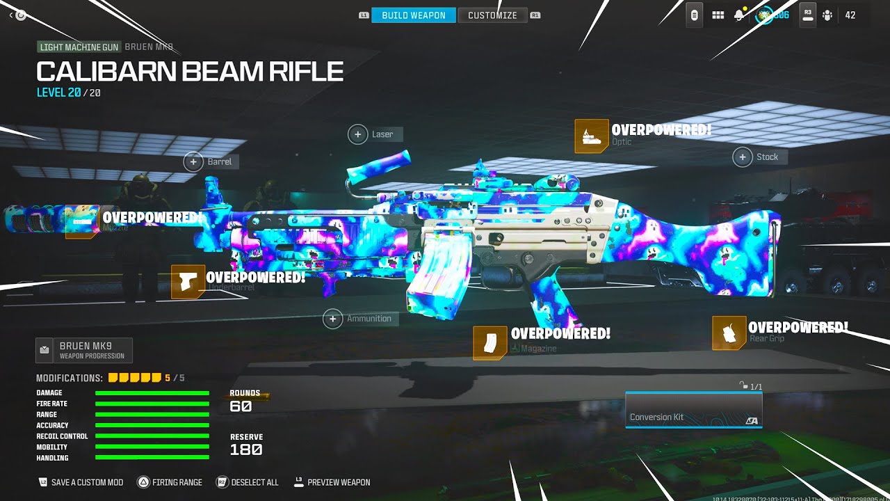 my *OVERPOWERED* BRUEN MK9 in MW3! (Best Class Setup)