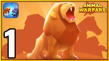 Animal Warfare - Gameplay Walkthrough Part 1 - Levels 1-20 (iOS, Android).