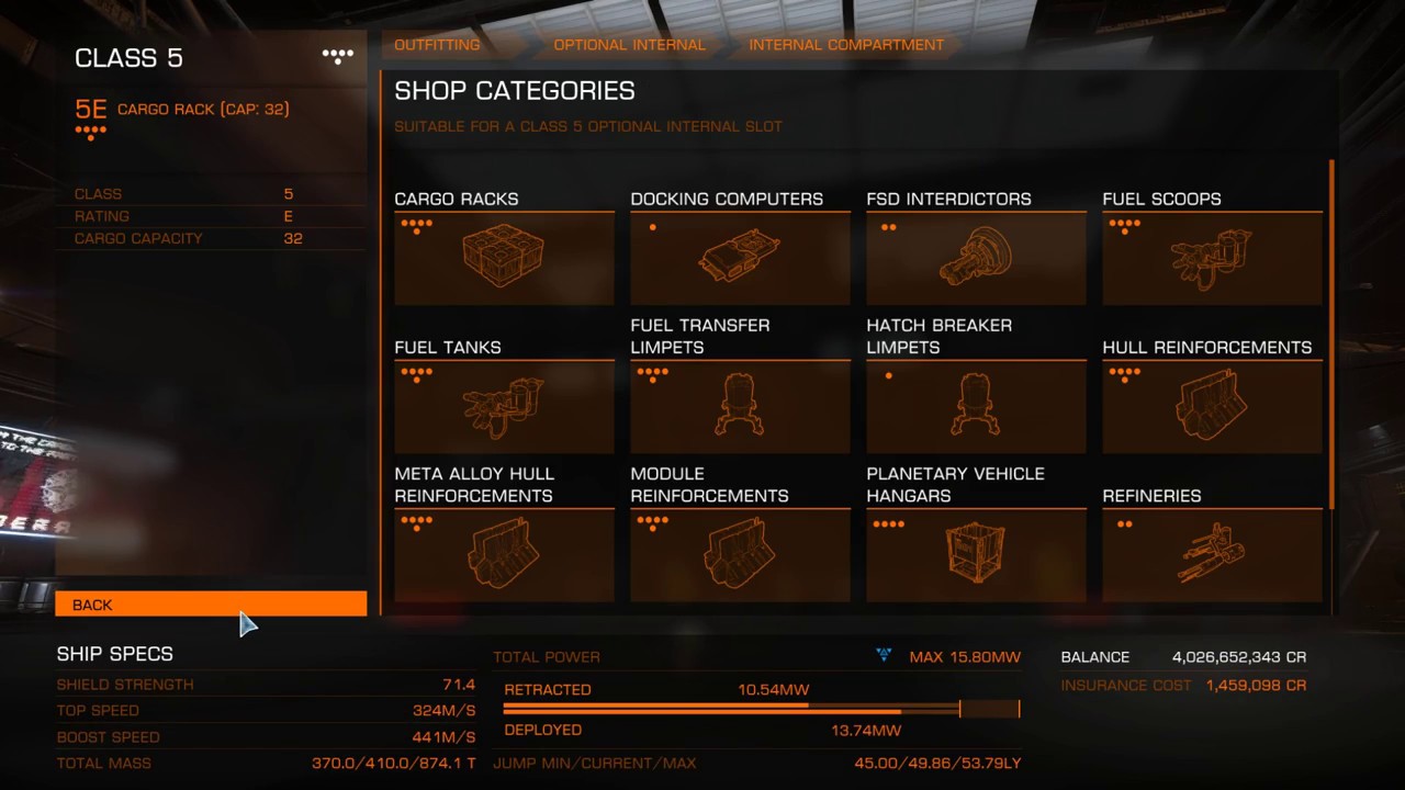 Elite Dangerous Unlocking Meta Alloy Hull Reinforcement 230 [3.0] [HD] YouTube