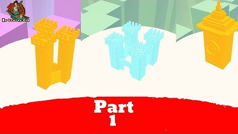 Brick Builder Gameplay Walkthrough Part 1 || Tutorial || Level up to 17