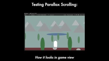 Testing Parallax scrolling for my first indie game