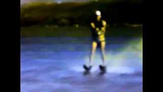 Disc Golf's Steady Ed Headrick Water skiing on Clear Lake in early 1980's