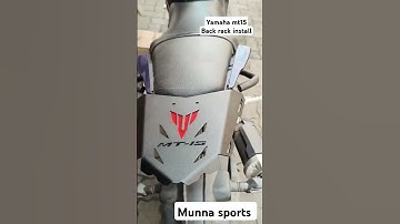 Mt15 back rack install #mechaniclifestyle #viralvideos #mt15 #mt15lover #viralshorts #videos