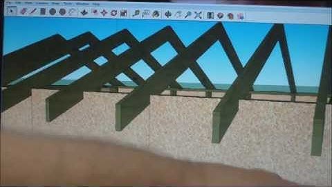 How To Draw A Shed In Sketchup Part 4