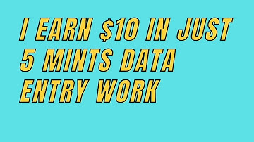I Earn $10 in just 5 mints  | Data Entry Work Demo for Beginners on Fiverr | Data Entry on Fiverr |