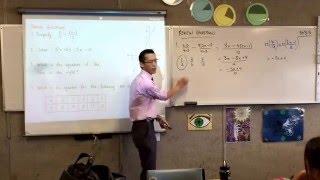 Reviewing Fractions with Algebra and linear algebraic relations Reviewing Fractions with Algebra and linear algebraic relations