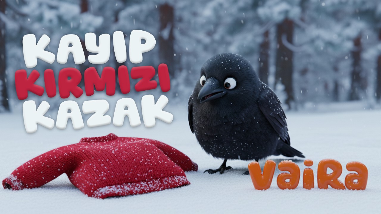 Kayıp Kırmızı Kazak❄️❤️ Eğlenceli Kış Şarkısı - Çocuk Şarkısı 🎶 vaira