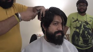 Yash new  Hairstyle ||  Rocking Star ||After KGF 2||....