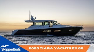 Walkthrough and First Look at the NEW 2023 Tiara Yachts EX 60 SkipperBud's