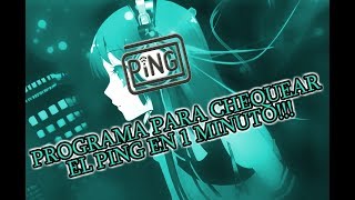PROGRAMA PARA CHEQUEAR PING DIY