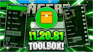 💚 !NUEVO TOOLBOX 1.20.81 Para Minecraft PE! (Fly, Kill Aura, Xray, Give Item y más)